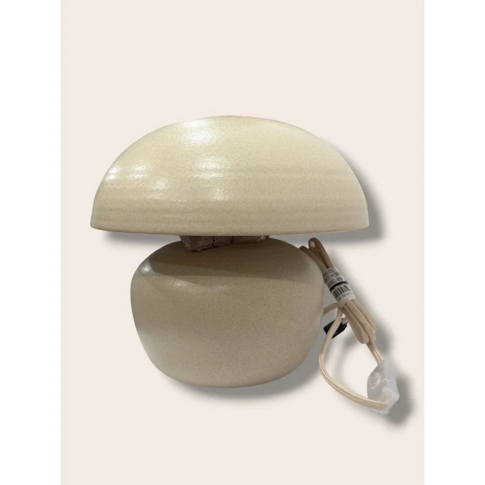 Ceramic Mushroom Table Lamp Sour Cream - Hearth & Hand Magnolia, Target